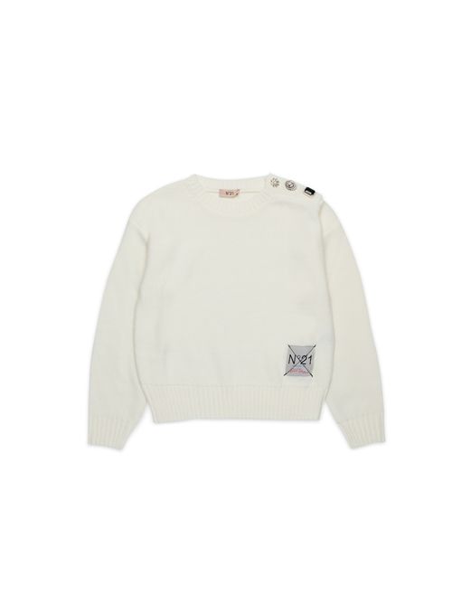 Maglia, bambina, logata. N°21 | N2106W N04550N100